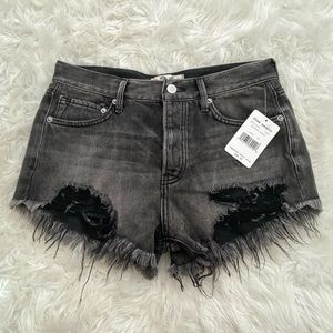 NWT Free People Good Vibrations Jean Shorts